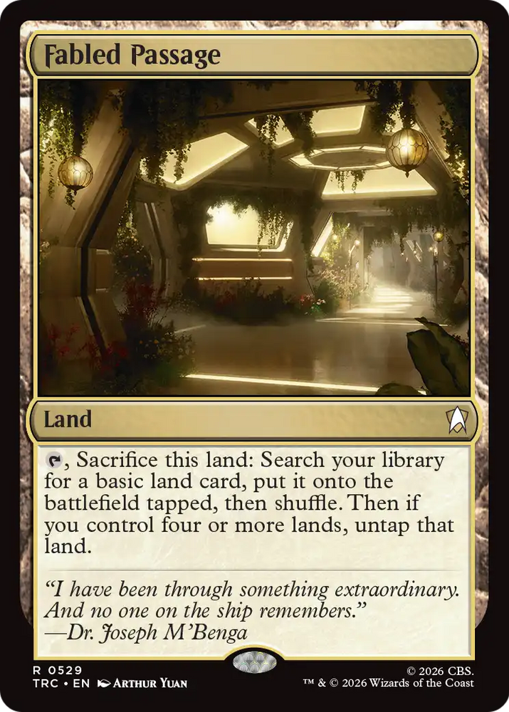 Fabled Passage (Surge Foil) [Star Trek Commander] Magic: The Gathering