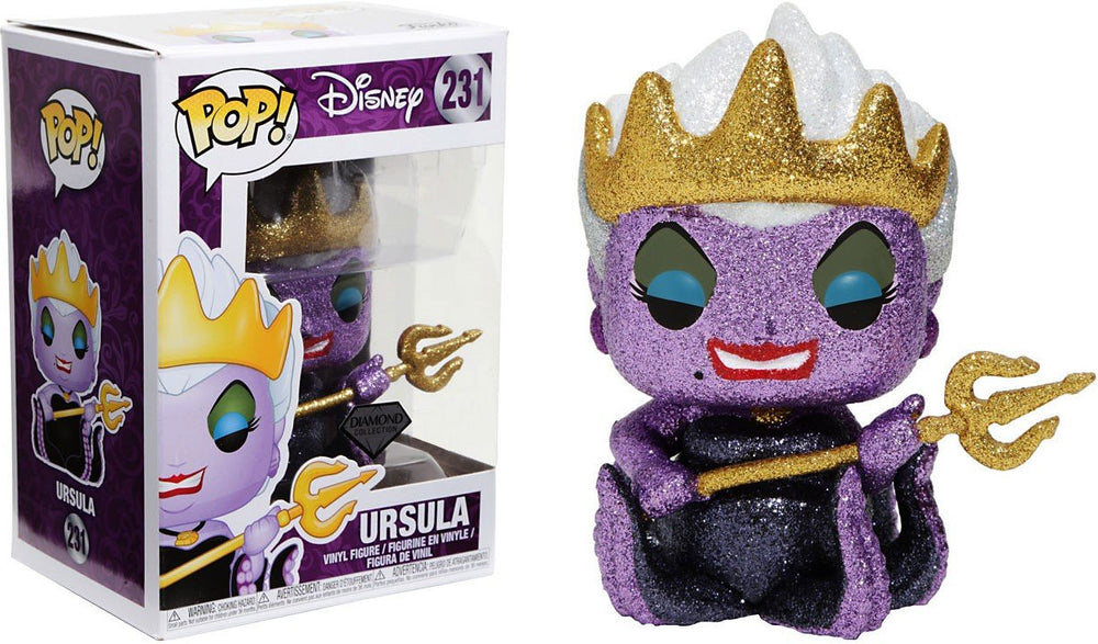 Disney Villains Ursula Glitter Exclusive Pop Figure FUNKO