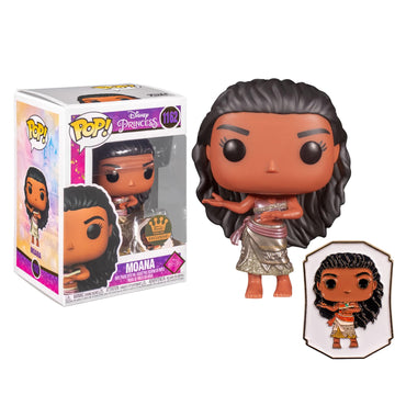 Funko Disney Princess POP Vinyl Figure | Moana (Gold) with Pin FUNKO