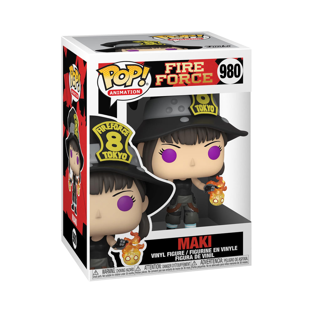 Funko POP Animation: Fire Force - Maki, Multicolor, Standard FUNKO