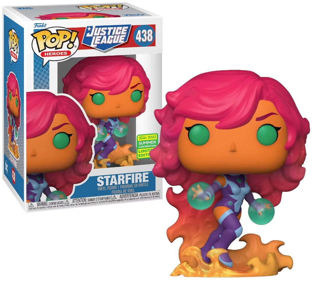 Funko POP! Heroes Justice League Starfire #438 Summer Convention 2022 Limited Edition FUNKO