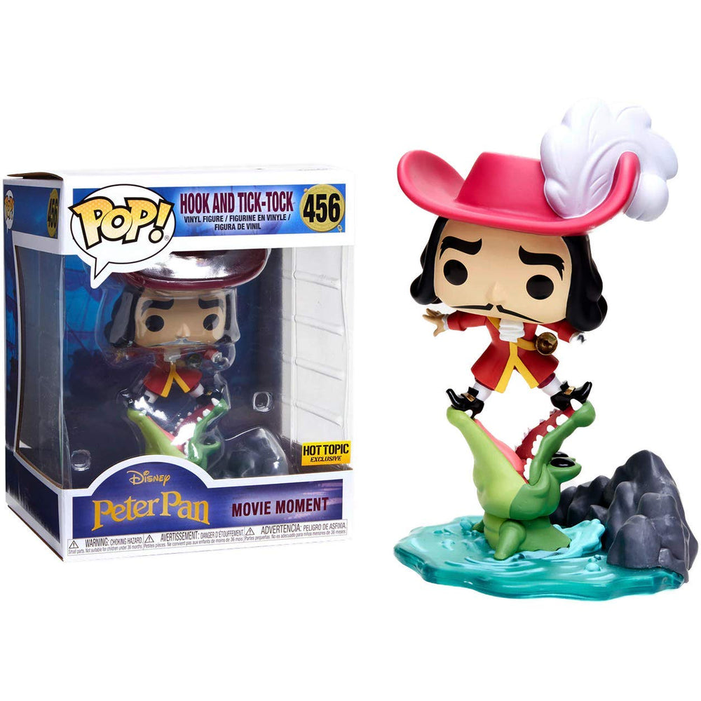 Funko POP Disney Peter Pan Hook and Tick Tock Movie Moment Hot Topic Exclusive 7 inch FUNKO