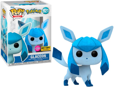 Funko Pop! Games glaceon Flocked hot Topic Exclusive Vinyl Figure (DRM230302) FUNKO