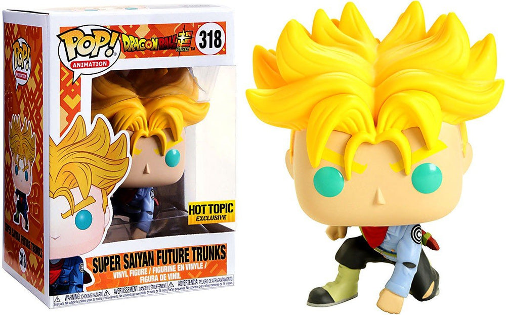 Funko - Dragon Ball Super Saiyan Future Trunks Exclusive Figurine, Multicoloured, 24814 FUNKO