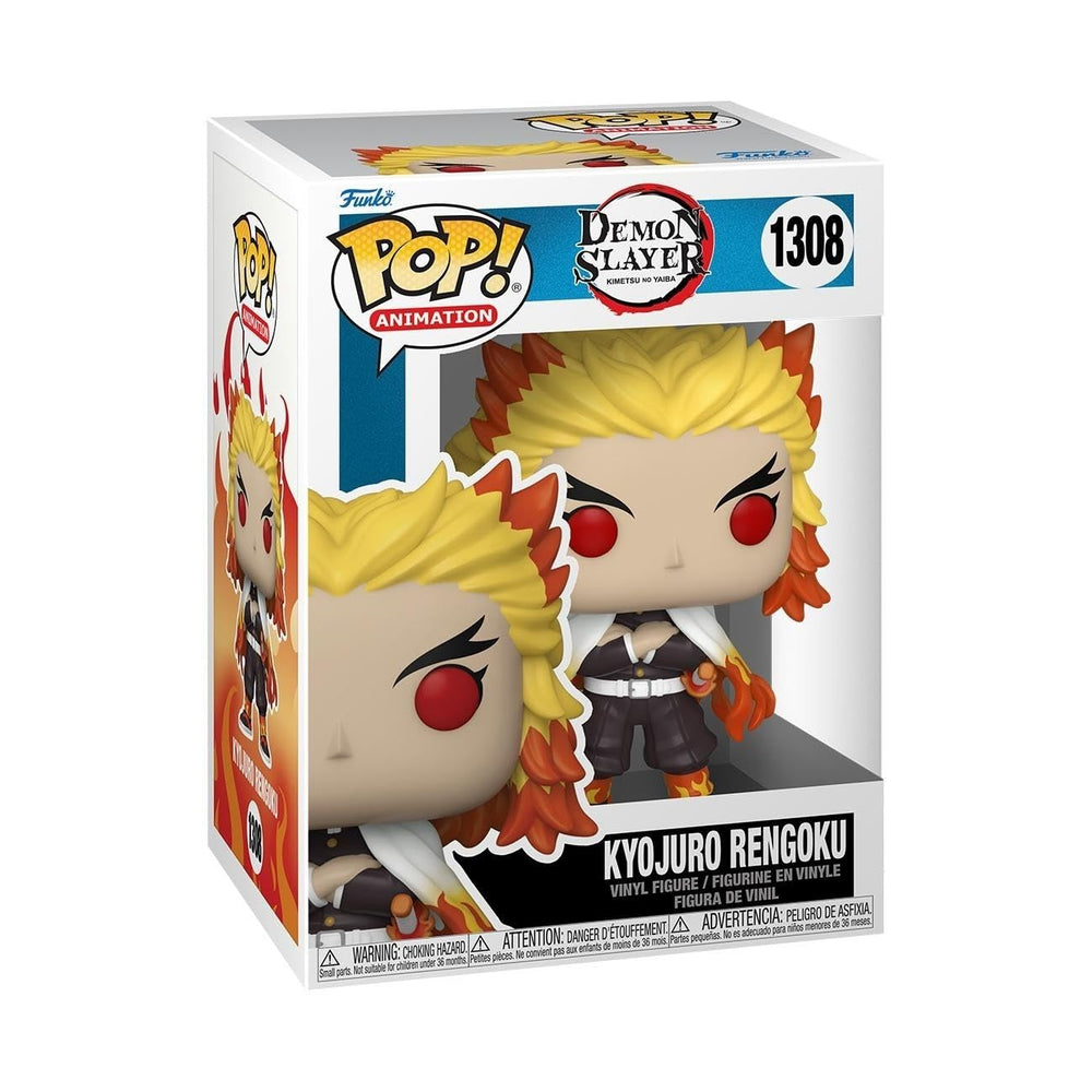 Funko POP! Animation: Demon Slayer - Kyojuro Rengoku - Collectable Vinyl Figure - Gift Idea - Official Merchandise - for Kids & Adults - Anime Fans - Model Figure for Collectors and Display FUNKO
