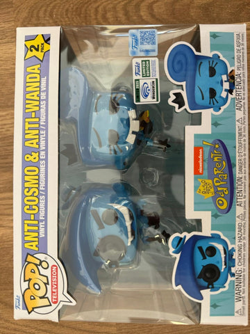 Funko Pop! Television: The Fairly OddParents Anti-Cosmo & Anti-Wanda 2-Pack (Wondercon 2025 Exclusive) FUNKO