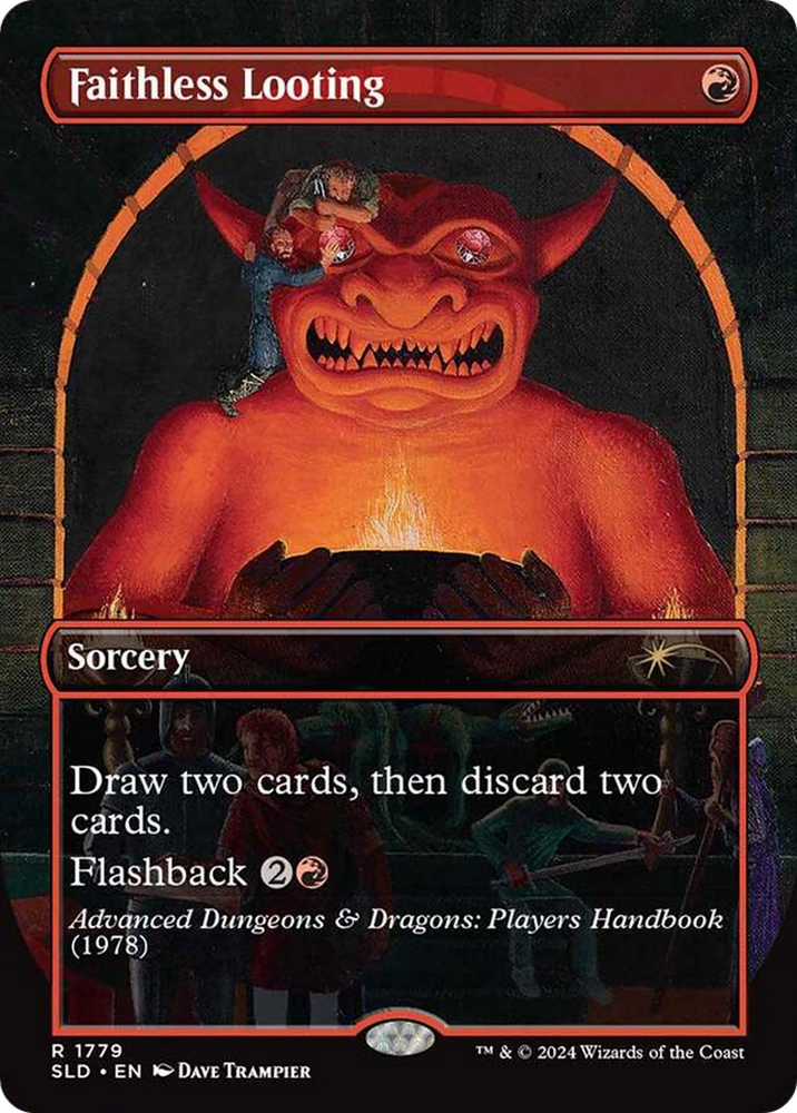 Faithless Looting (Rainbow Foil) [Secret Lair Drop Series] Magic: The Gathering