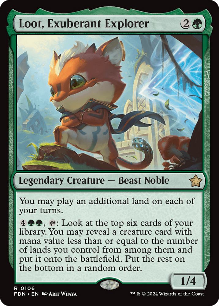 Loot, Exuberant Explorer [Foundations] Magic: The Gathering