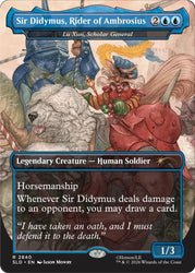 Sir Didymus, Rider of Ambrosius - Lu Xun, Scholar General [Secret Lair Drop Series] Magic: The Gathering
