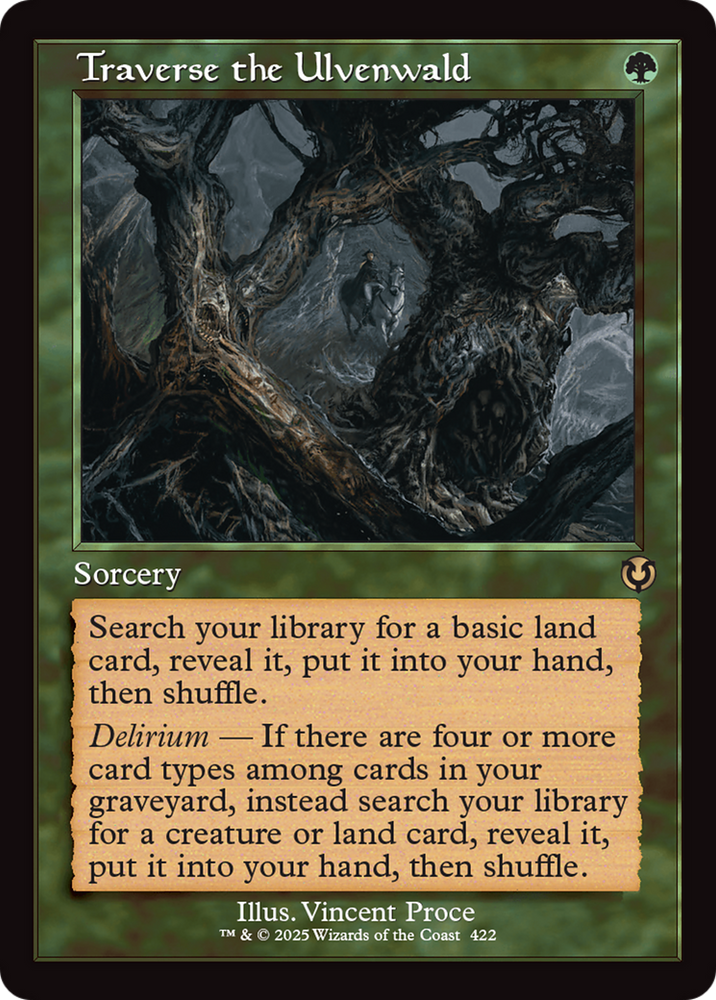 Traverse the Ulvenwald (Retro Frame) [Innistrad Remastered] Magic: The Gathering