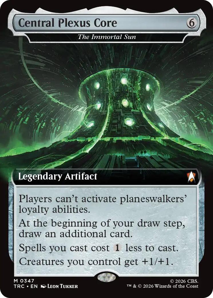 Central Plexus Core - The Immortal Sun (Extended Art) [Star Trek Commander] Magic: The Gathering