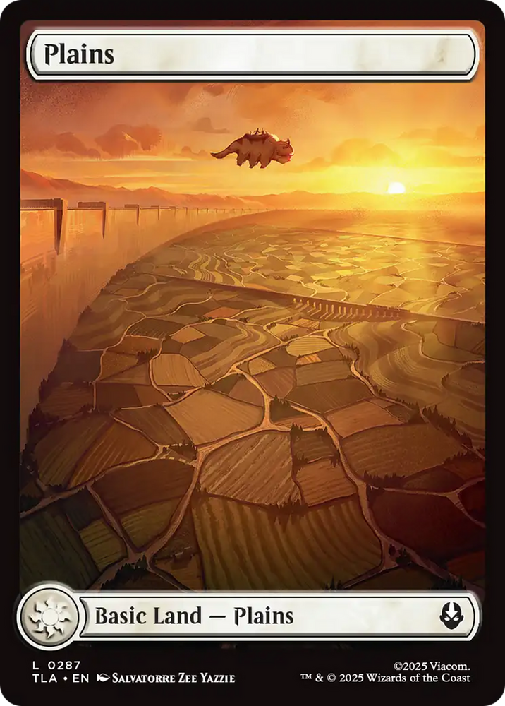 Plains (0287) [Avatar: The Last Airbender] Magic: The Gathering