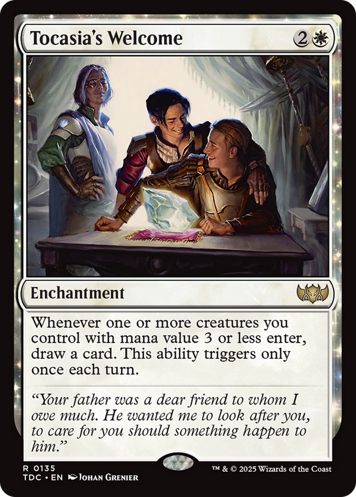 Tocasia's Welcome [Tarkir: Dragonstorm Commander] Magic: The Gathering