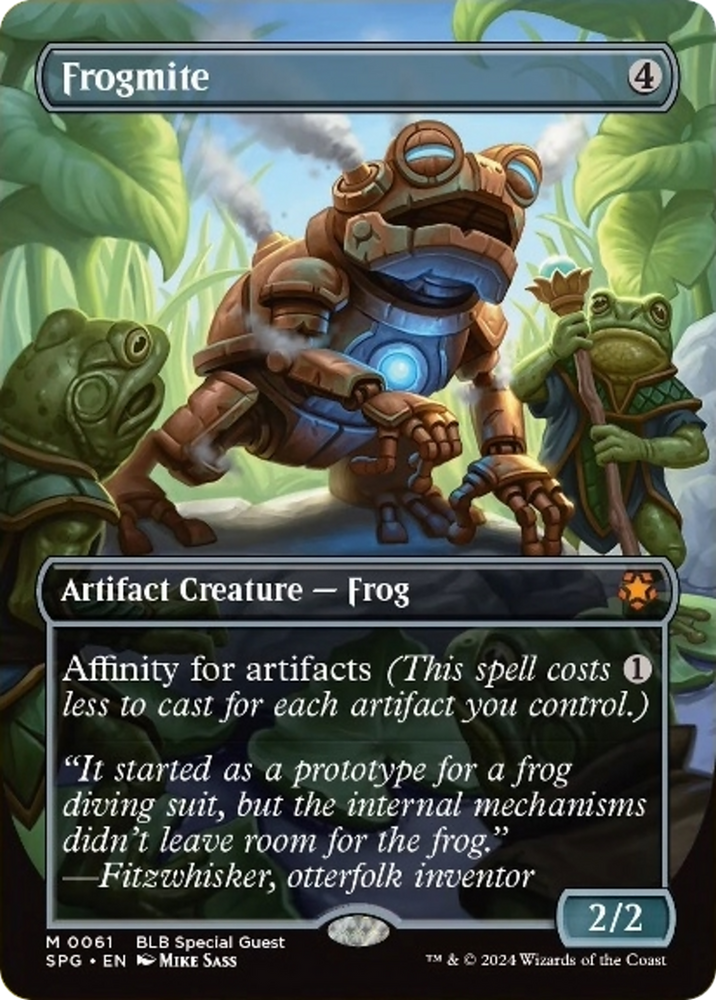 Frogmite (Borderless) [Bloomburrow Special Guests] Magic: The Gathering