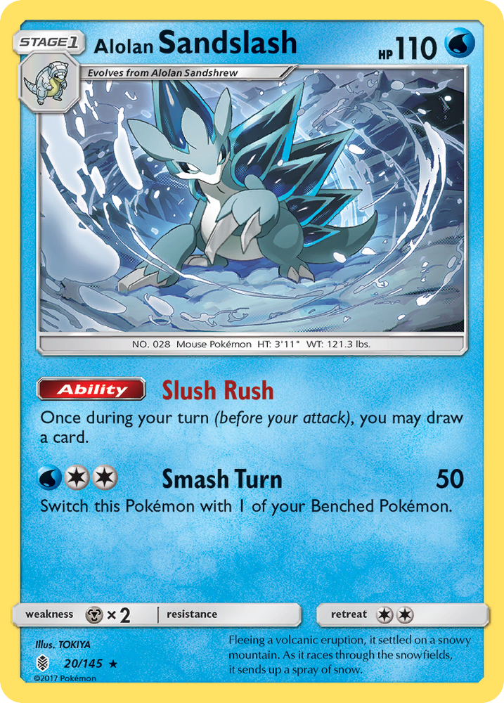 Alolan Sandslash (20/145) [Sun & Moon: Guardians Rising] Pokémon