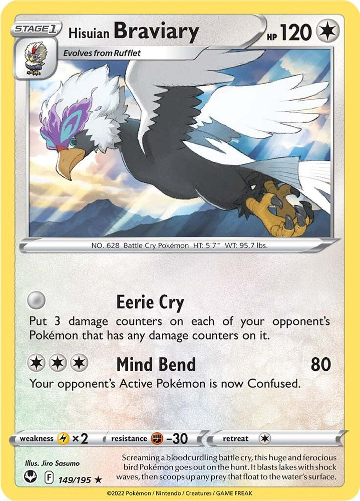 Hisuian Braviary (149/195) [Sword & Shield: Silver Tempest] Pokémon
