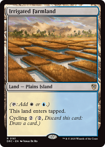 Irrigated Farmland [Aetherdrift Commander] Magic: The Gathering