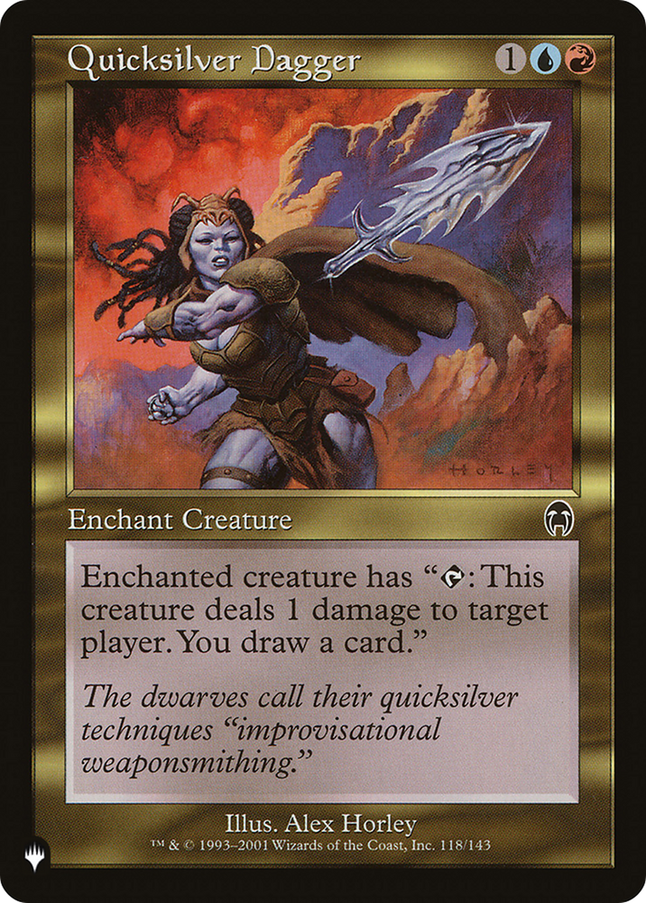 Quicksilver Dagger [The List] Magic: The Gathering