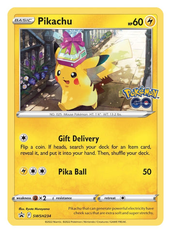 Pikachu (SWSH234) [Sword & Shield: Black Star Promos] Pokémon