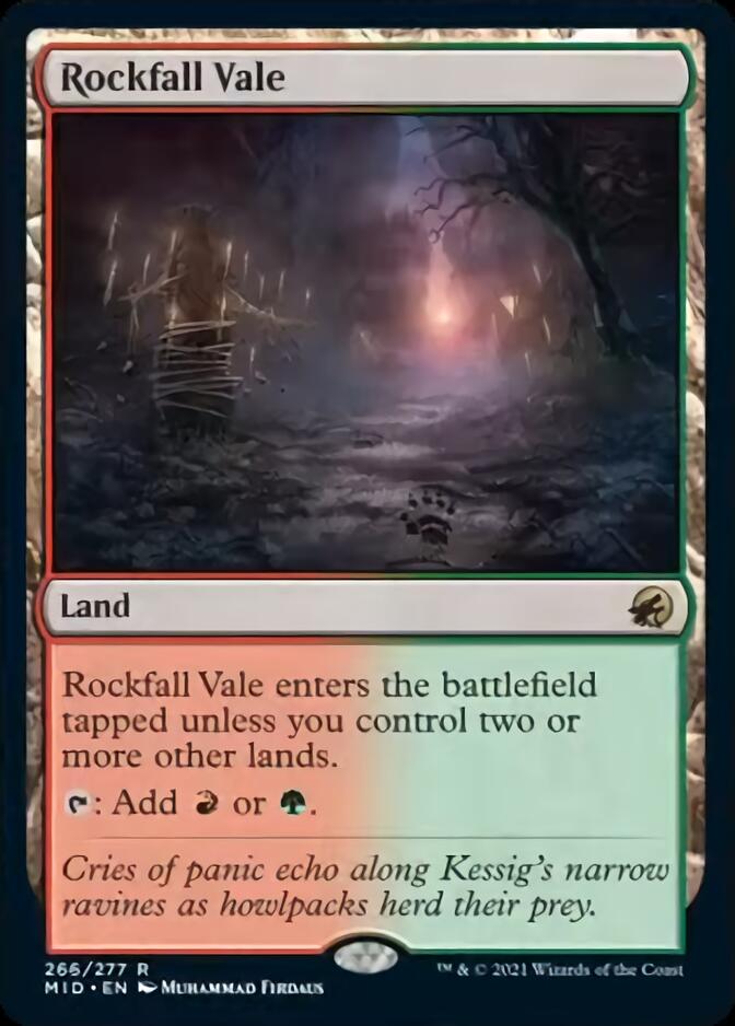 Rockfall Vale [Innistrad: Midnight Hunt] Magic: The Gathering