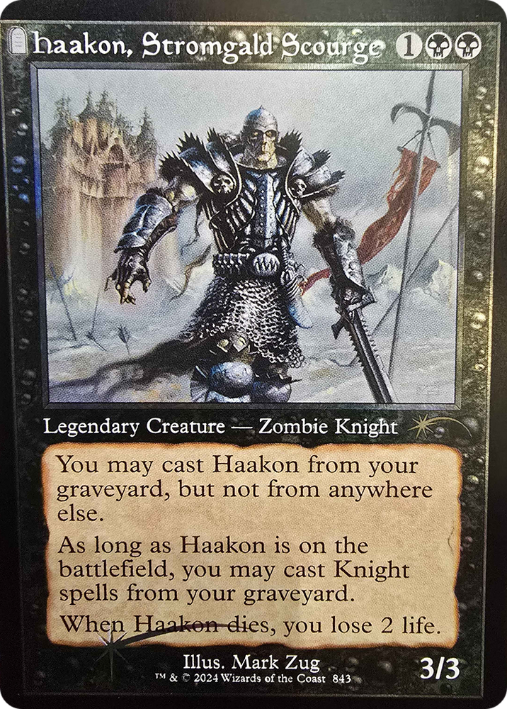 Haakon, Stromgald Scourge (Retro Frame) [Secret Lair Drop Series] Magic: The Gathering