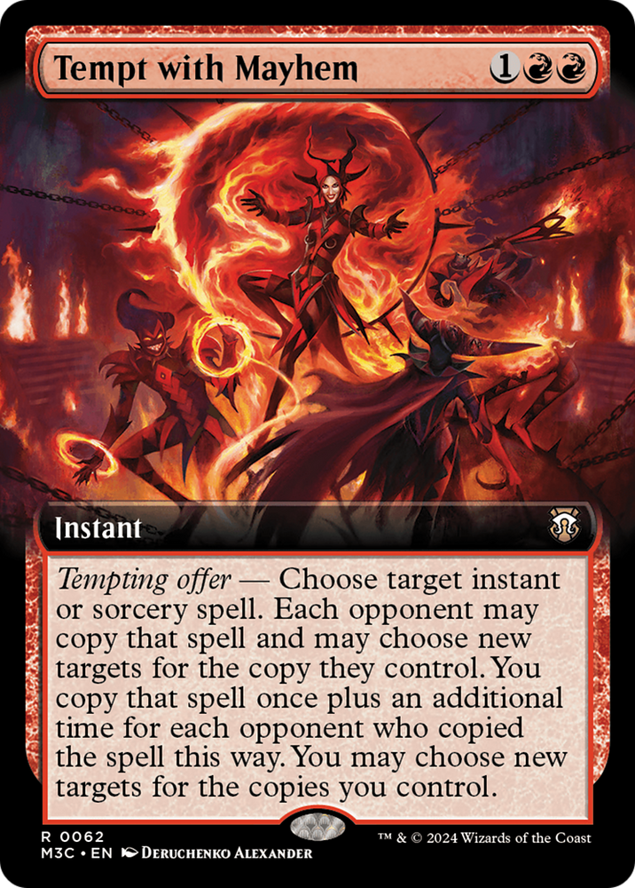 Tempt with Mayhem (Extended Art) [Modern Horizons 3 Commander] Magic: The Gathering