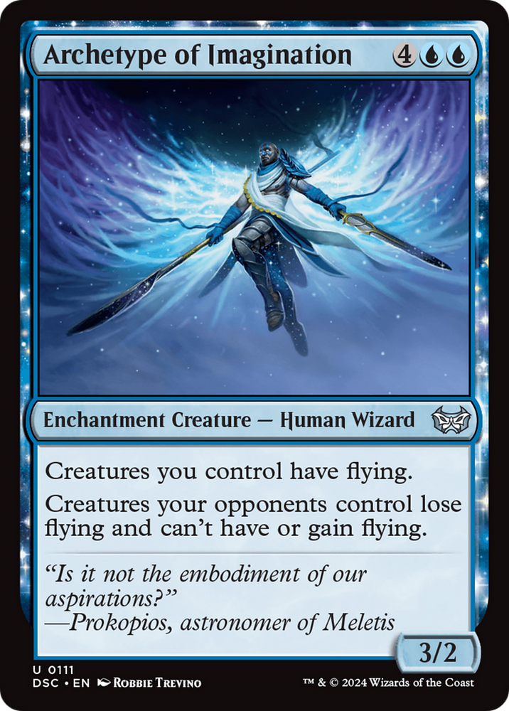Archetype of Imagination [Duskmourn: House of Horror Commander] Magic: The Gathering