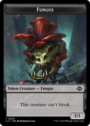 Treasure (0018) // Fungus Double-Sided Token [The Lost Caverns of Ixalan Tokens] Magic: The Gathering