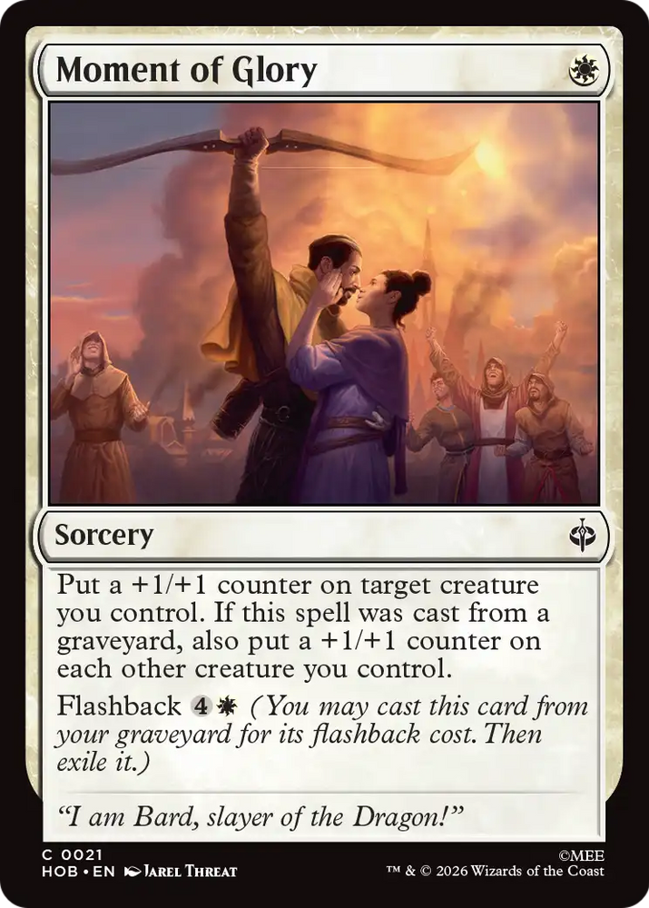 Moment of Glory [The Hobbit] Magic: The Gathering