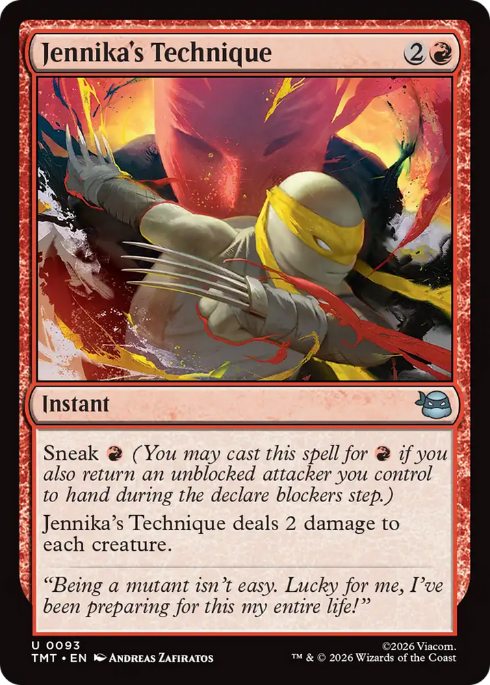 Jennika's Technique [Teenage Mutant Ninja Turtles] Magic: The Gathering