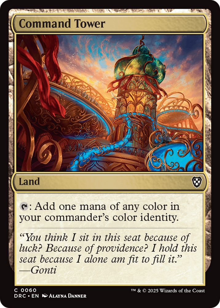Command Tower (0060) [Aetherdrift Commander] Magic: The Gathering