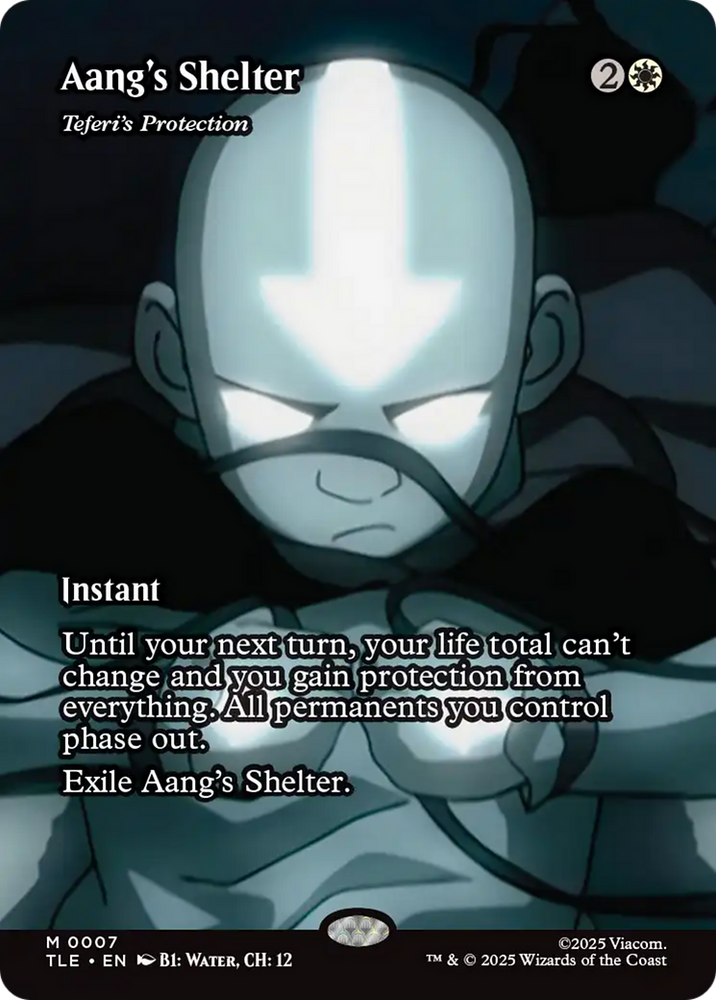 Aang's Shelter - Teferi's Protection (Borderless) [Avatar: The Last Airbender: Eternal-Legal] Magic: The Gathering