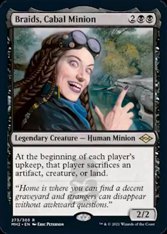 Braids, Cabal Minion [Modern Horizons 2] Magic: The Gathering
