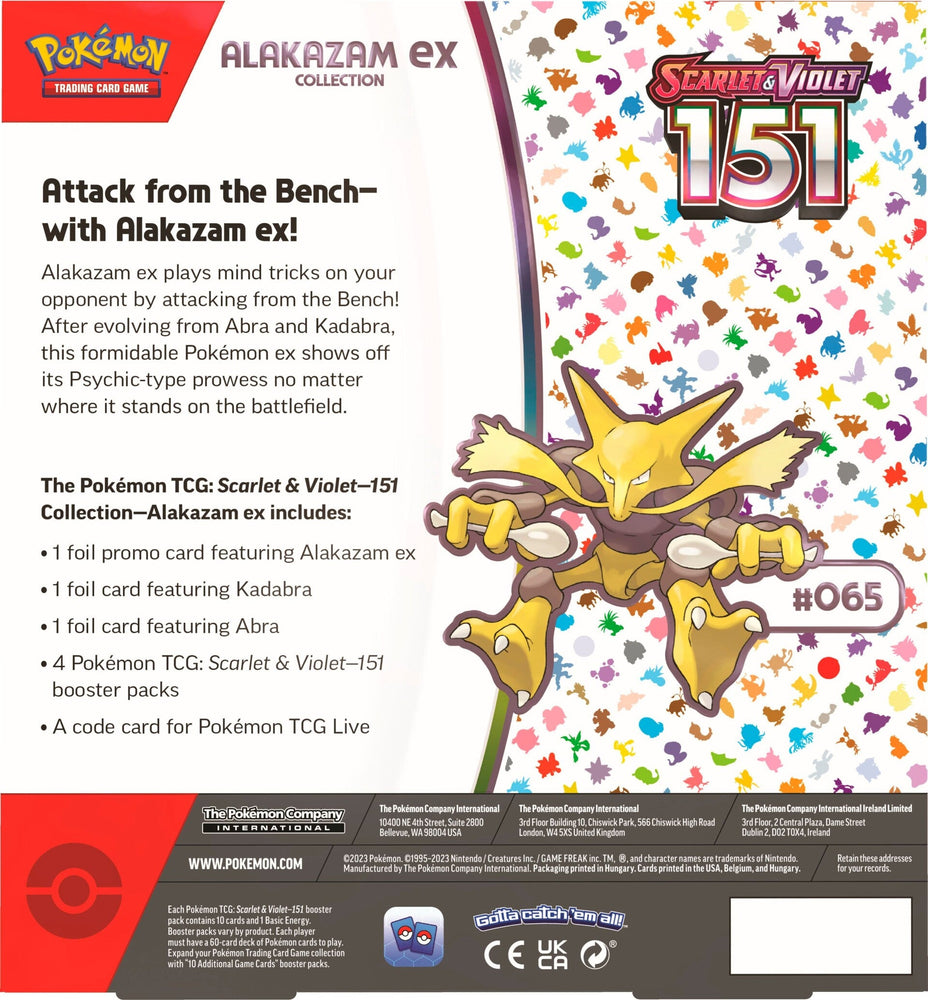 Scarlet & Violet: 151 - Alakazam ex Box Pokémon