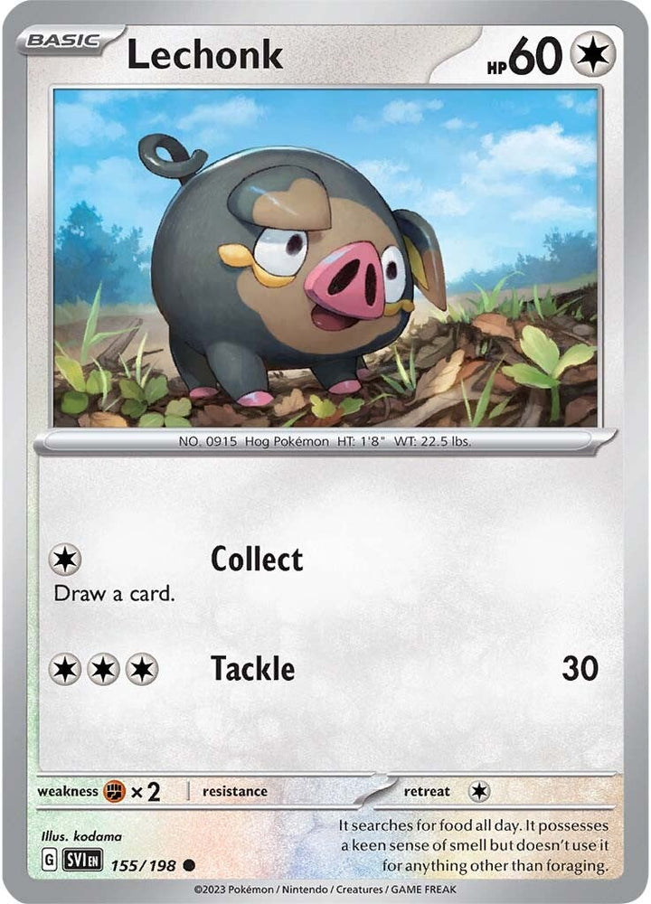 Lechonk (155/198) [Scarlet & Violet: Base Set] Pokémon