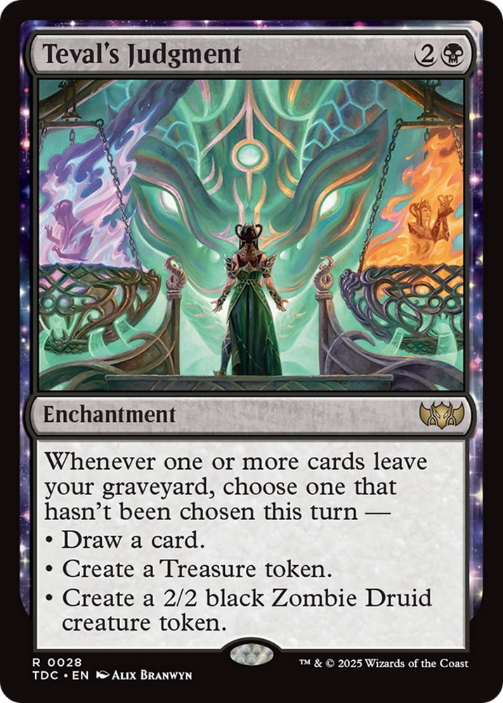 Teval's Judgment [Tarkir: Dragonstorm Commander] Magic: The Gathering