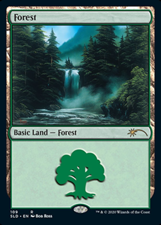 Forest (109) [Secret Lair Drop Series] Magic: The Gathering