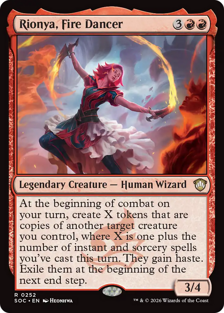 Rionya, Fire Dancer [Secrets of Strixhaven Commander] Magic: The Gathering