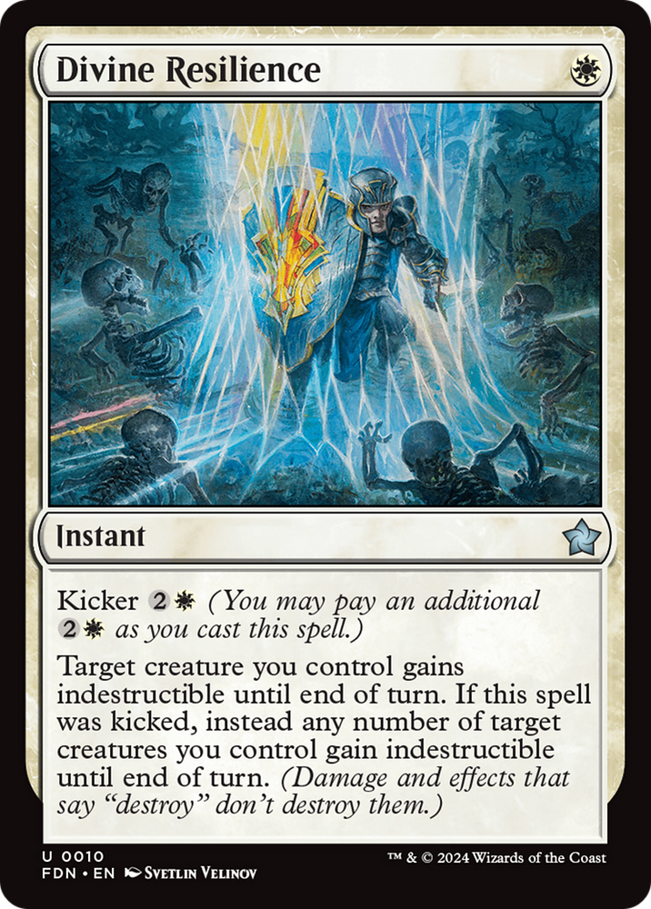 Divine Resilience [Foundations] Magic: The Gathering