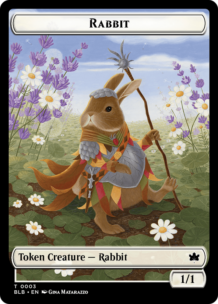 Rabbit // Rabbit Double-Sided Token [Bloomburrow Tokens] Magic: The Gathering