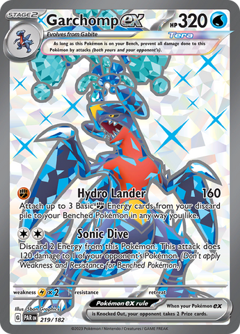 Garchomp ex (219/182) [Scarlet & Violet: Paradox Rift] Pokémon