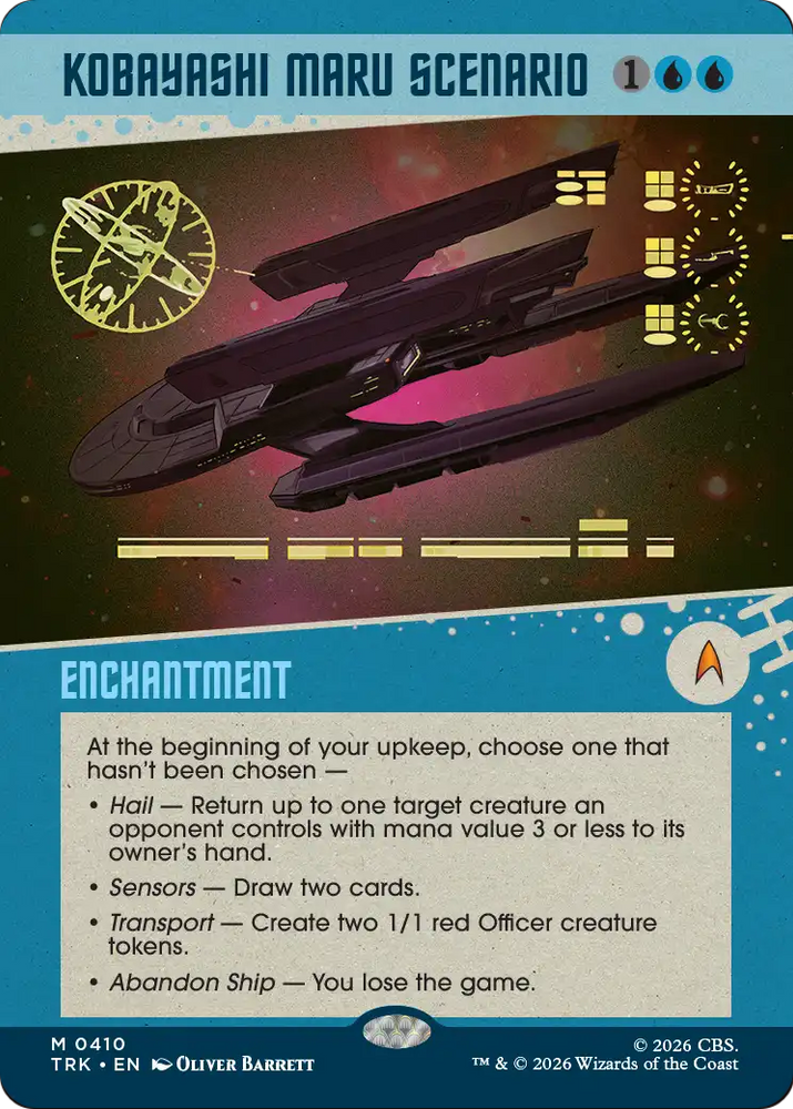Kobayashi Maru Scenario (Showcase) [Star Trek] Magic: The Gathering