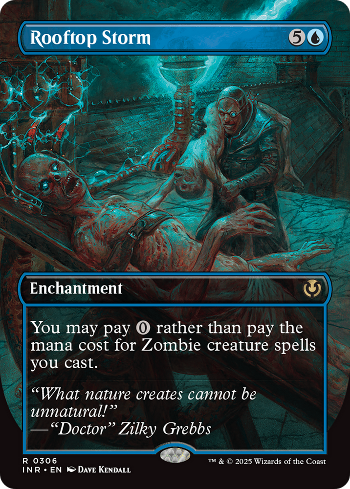 Rooftop Storm (Borderless) [Innistrad Remastered] Magic: The Gathering