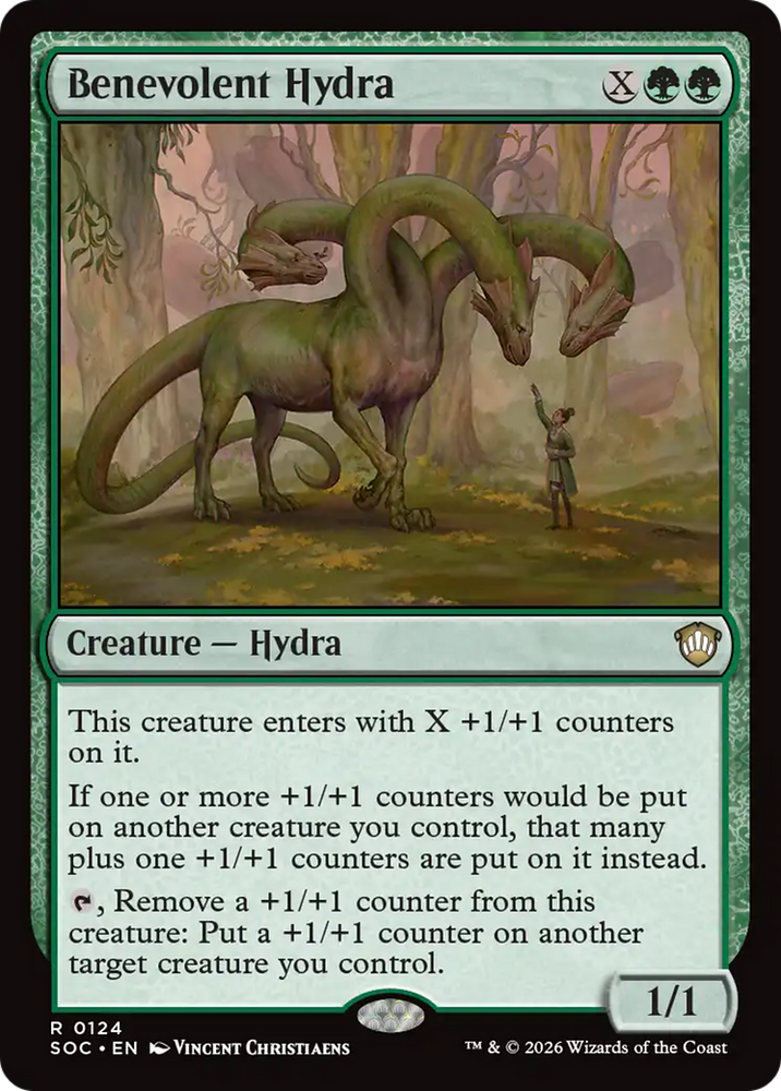 Benevolent Hydra [Secrets of Strixhaven Commander] Magic: The Gathering