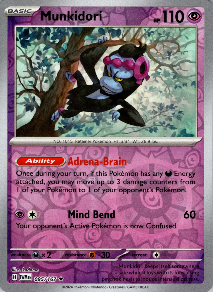 Munkidori (095/167) [Scarlet & Violet: Twilight Masquerade] Pokémon