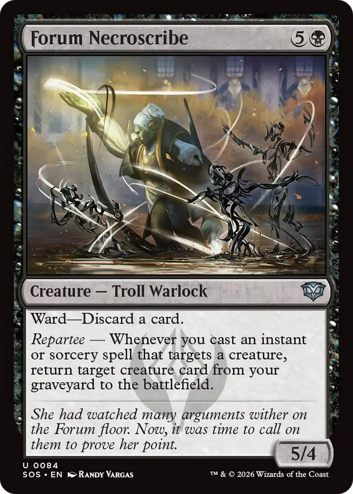 Forum Necroscribe [Secrets of Strixhaven] Magic: The Gathering