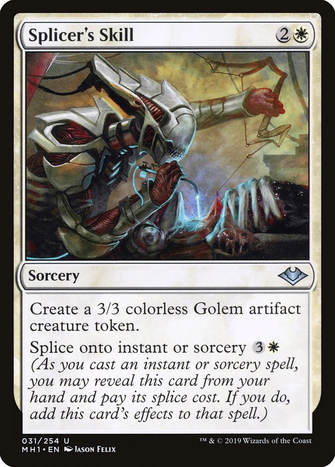 Splicer's Skill [Modern Horizons] Magic: The Gathering