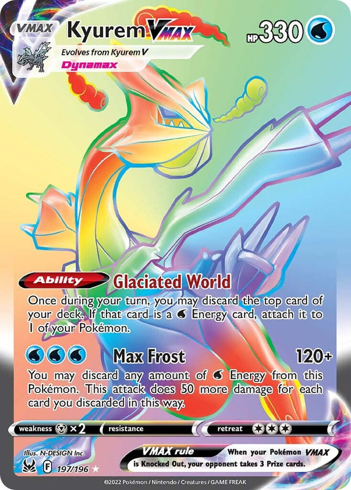 Kyurem VMAX (197/196) [Sword & Shield: Lost Origin] Pokémon