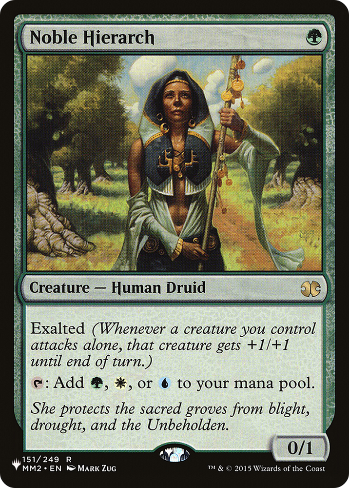 Noble Hierarch [The List] Magic: The Gathering