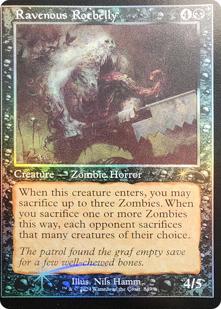 Ravenous Rotbelly (Retro Frame) [Secret Lair Drop Series] Magic: The Gathering